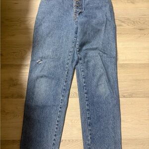 Vintage Bongo Jeans Womens 13 Blue Classic Mom Jeans High Waist Y2K 90s American